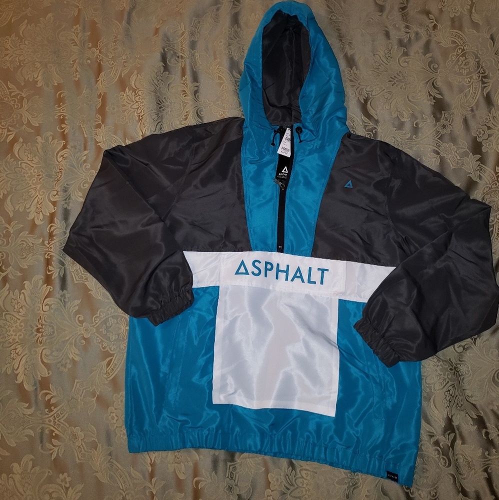 Mens Asphalt pullover windbreaker